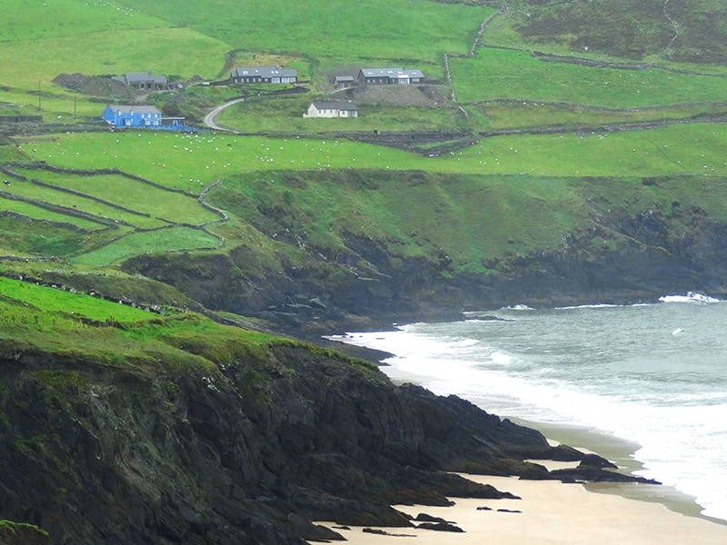 waves hitting cliffs on the Dingle Peninsula - Dingle Ireland