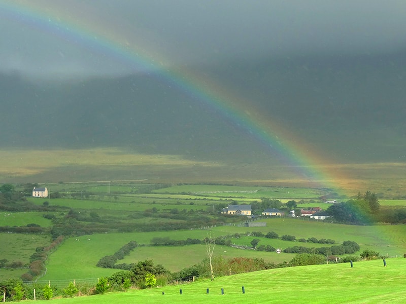 A rainbow on the Dingle Peninsula - Killarney