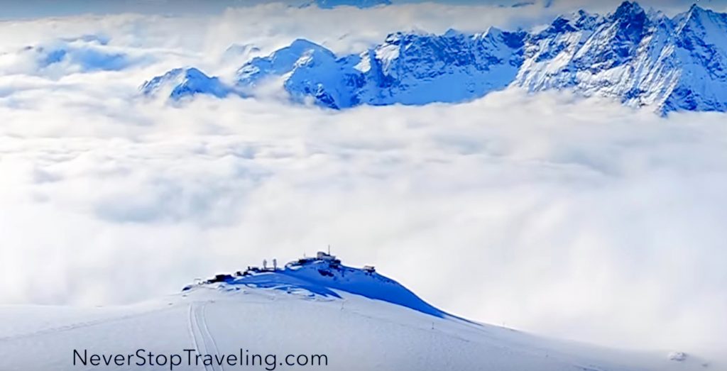 Winter in the Swiss Alps at the Top of the World Video 