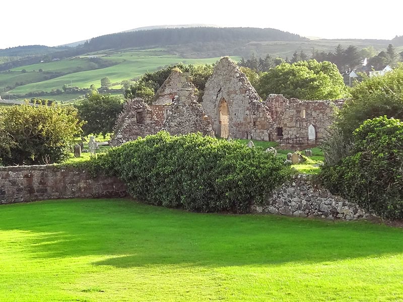 remains of an old stone house