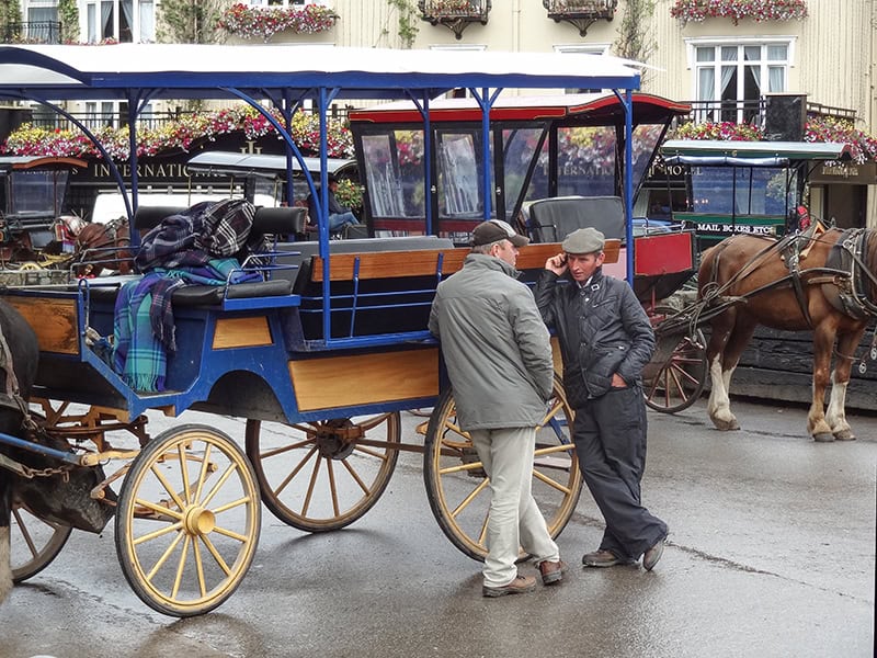 Horse cart drivers, on the ring of Kerry